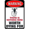 (Multi Style)Warning Sign - Metal Tin Signs(8*12Inch)