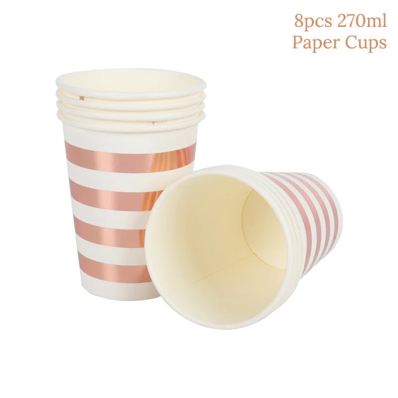 Rose Gold Birthday Party Balloons Set Happy Birthday Party Decoration Adult Foil Balloons Air Ballons Globos Supplies