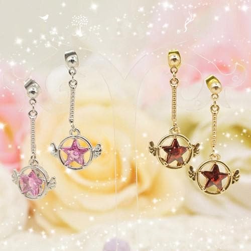 Silver/Golden Sailor Moon Star Earring SP167216