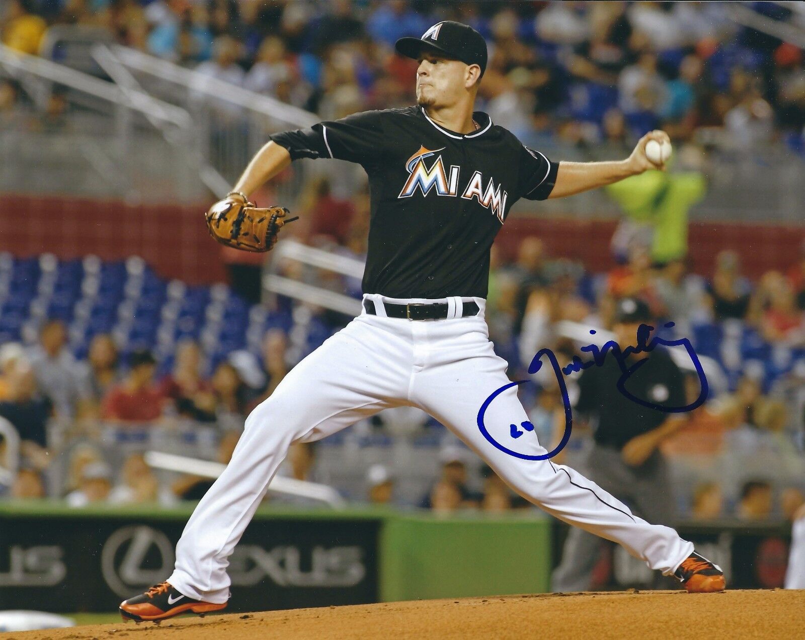 AUTOGRAPHED JUSTIN NICOLINO Miami Marlins 8X10 Photo Poster painting - COA