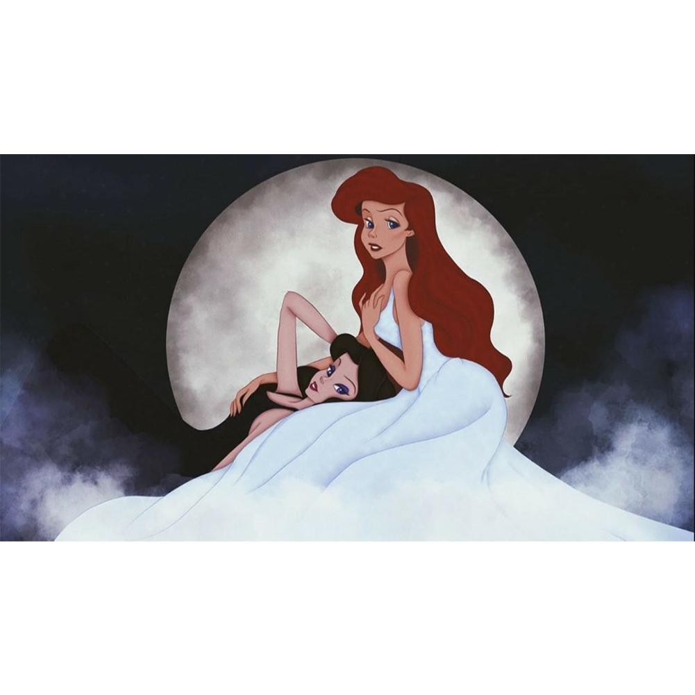 

Two Cartoon Princess - Round Drill Diamond Painting - 40*30CM, 501 Original