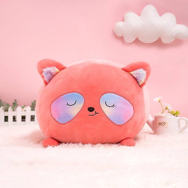 Mewaii® Fluffffy Family Raccoon Stuffed Animal Kawaii Plush Pillow Squishy Toy