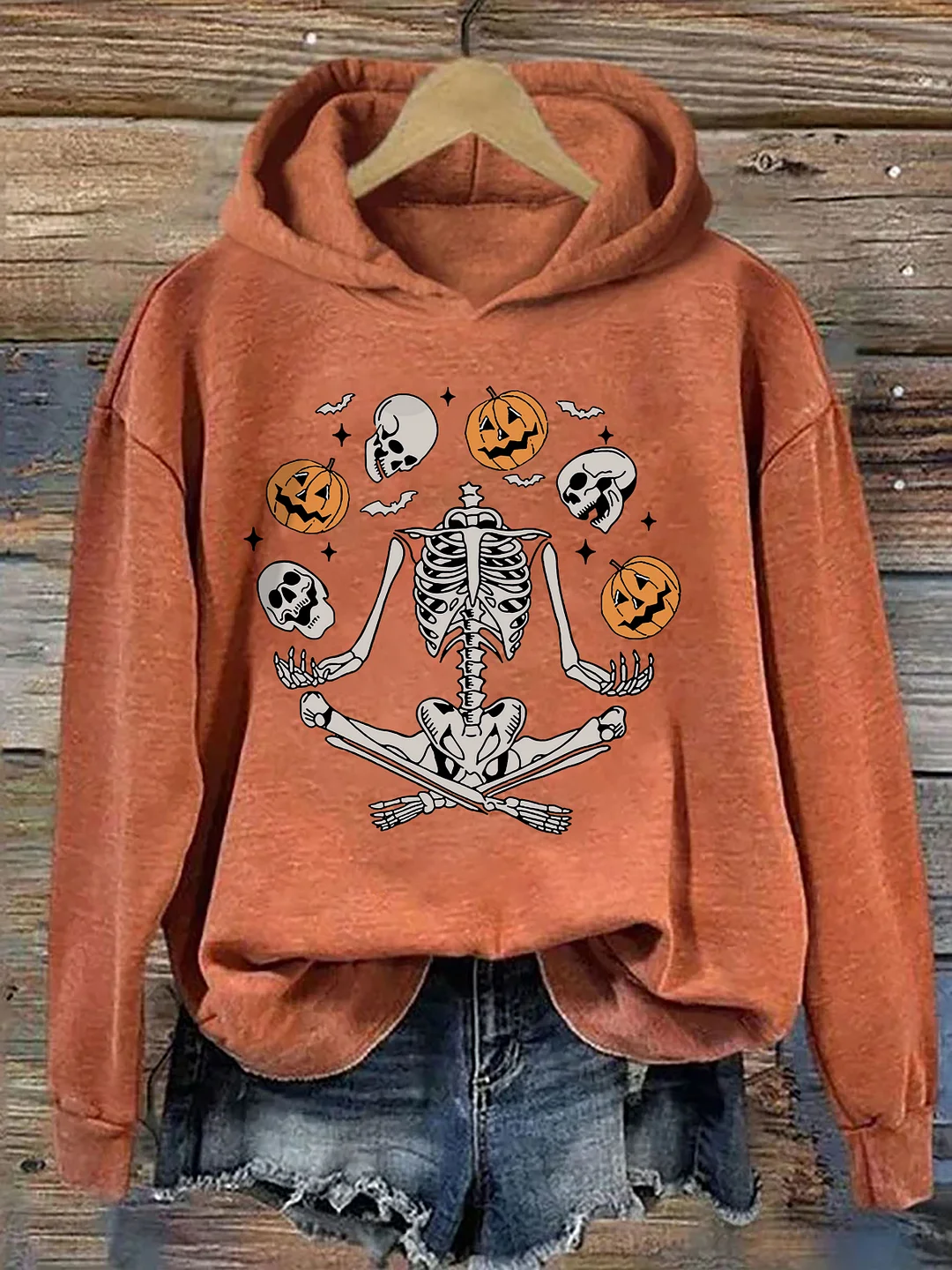 Funny Skeleton Halloween Hoodie