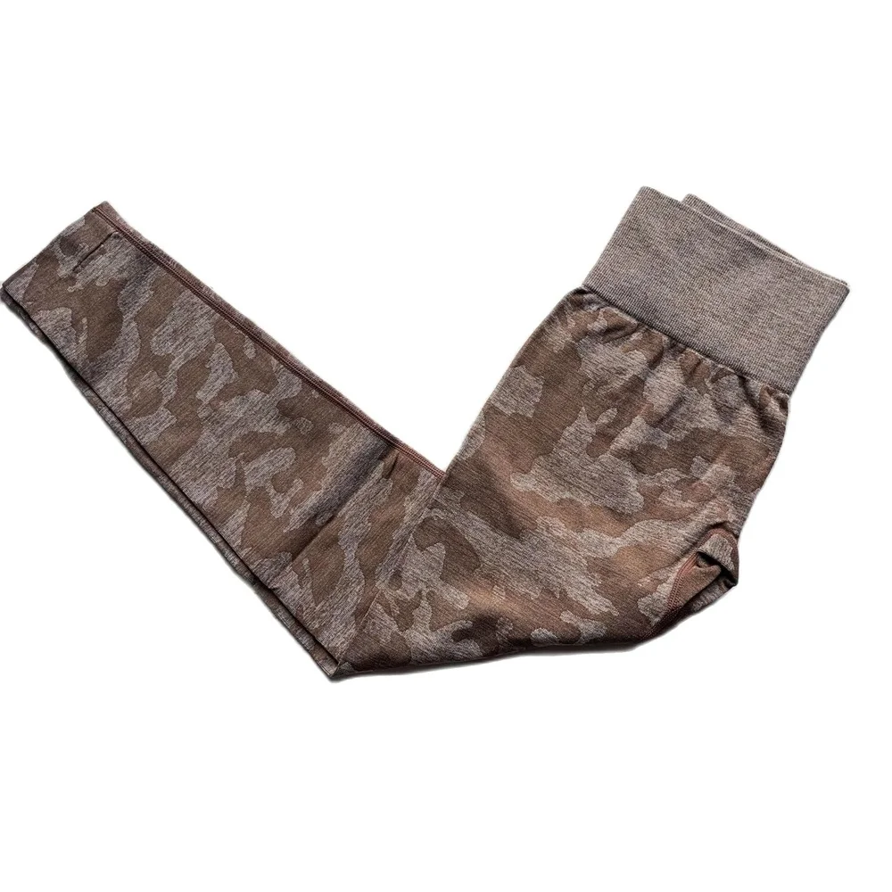 mocha camo seamless leggings