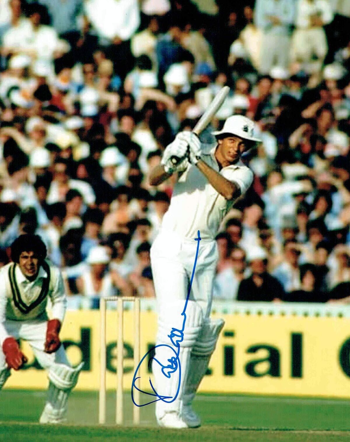 David GOWER Signed Autograph 10x8 Photo Poster painting 2 AFTAL COA England Cricket Captain