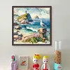 Seaside Scenery-11CT Stamped Cross Stitch 40*40cm/15.75*15.75in tapestrymarket