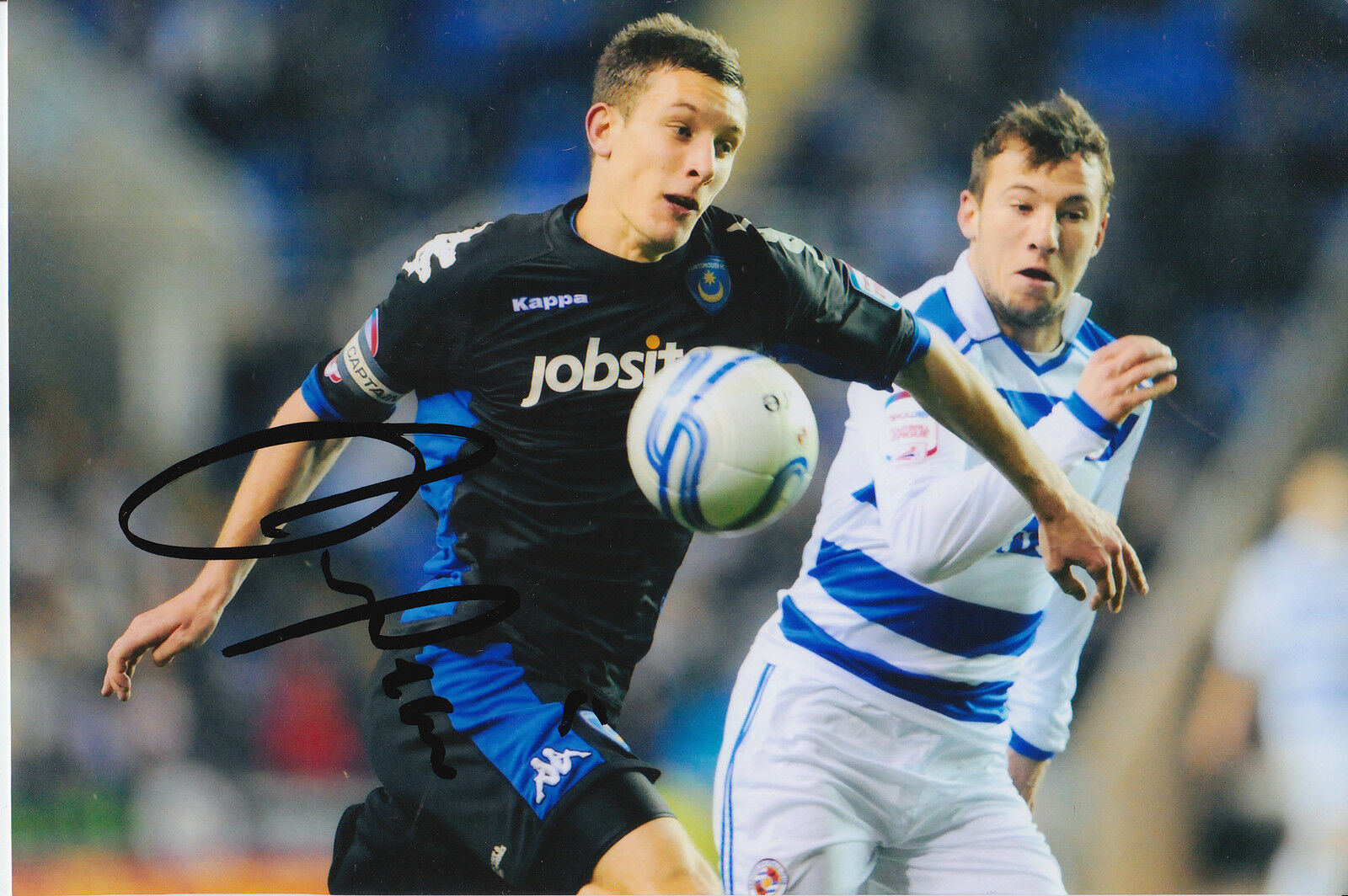 PORTSMOUTH HAND SIGNED JASON PEARCE 6X4 Photo Poster painting 2.