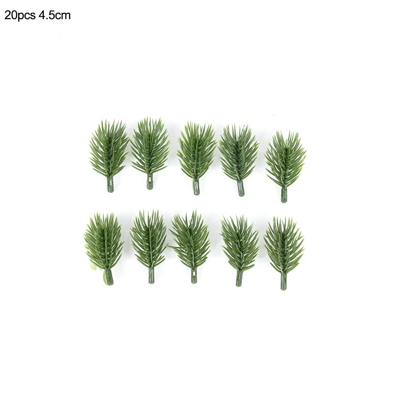 10/20pcs Artificial Pine Branches Needle Fake Plants Christmas Wreath Garland Decorations for Home Xmas Tree Ornament DIY Craft