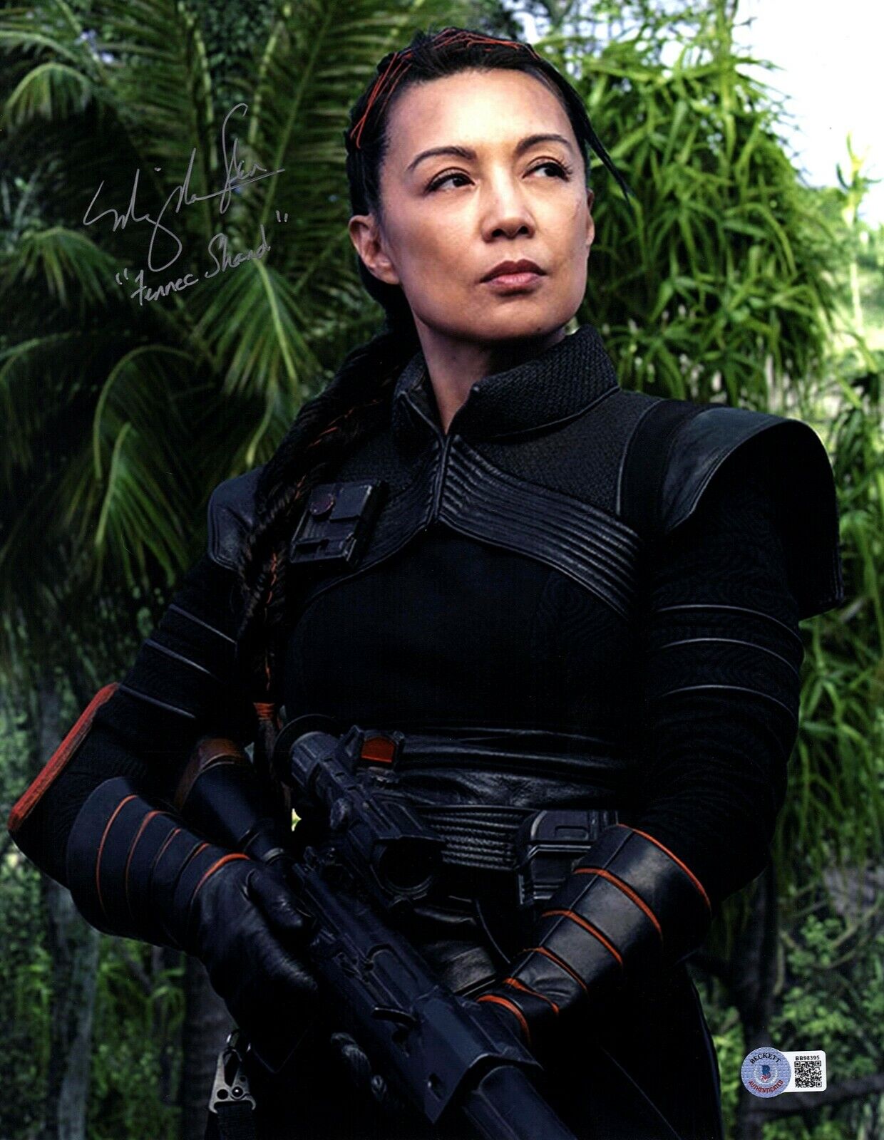 MING-NA WEN Signed Photo Poster painting 11x14 MANDALORIAN Fennec Shand