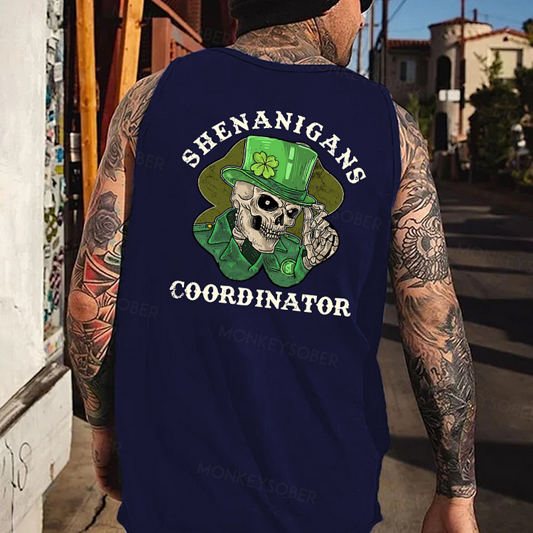 Shenanigans Coordinator St Patrick's Day Tank Top