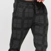Pantalon &agrave; carreaux num&eacute;rique 3D pour homme