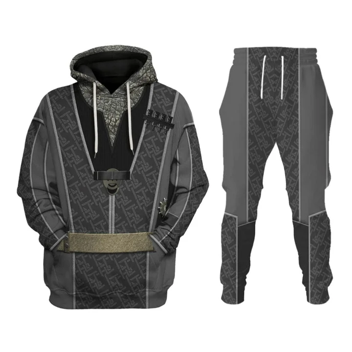 Deep Space Nine Jem'Hadar Military Costume Cosplay Hoodie Tracksuit