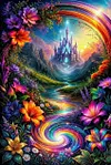 Luxury AB Velvet Diamond Painting Kit - Landscape