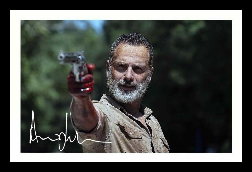 Andrew Lincoln - The Walking Dead Autograph Signed & Framed Photo Poster painting 19