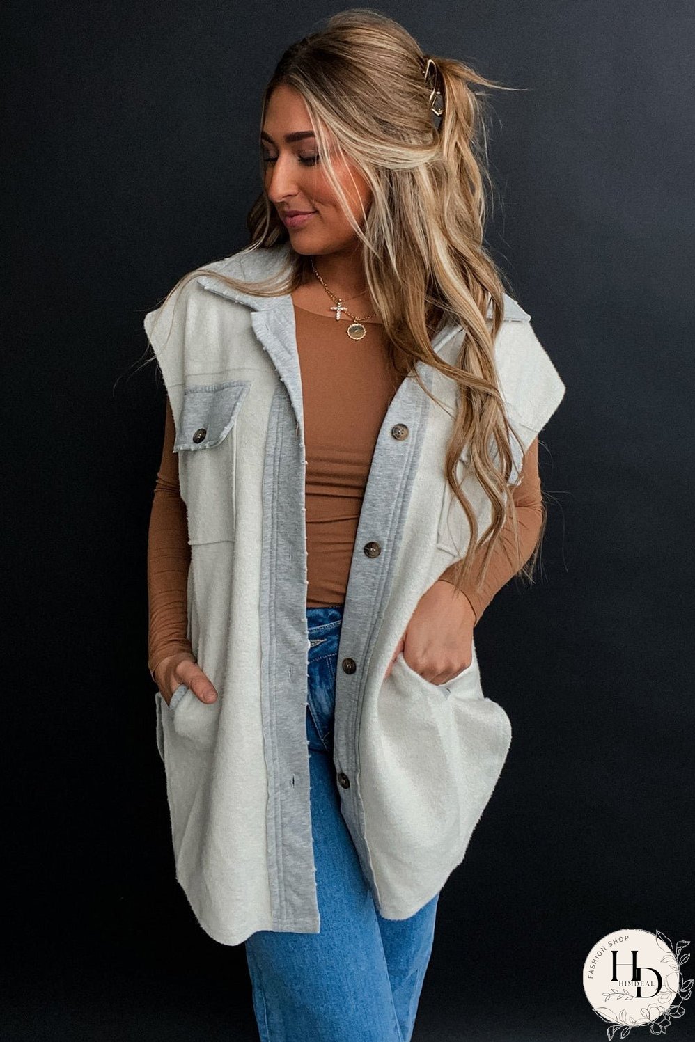 Trendy Denim Vest