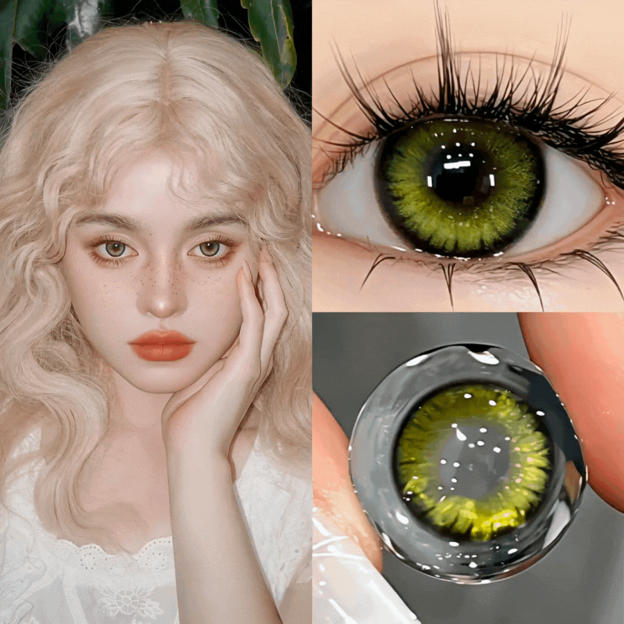 Dark Night Forest Green 14.5mm Contact Lenses