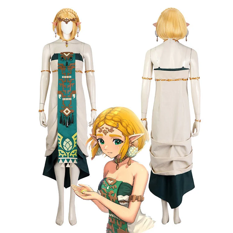The Legend of Zelda: Tears of the Kingdom Princess Zelda (Zonai Dress) Cosplay Costume