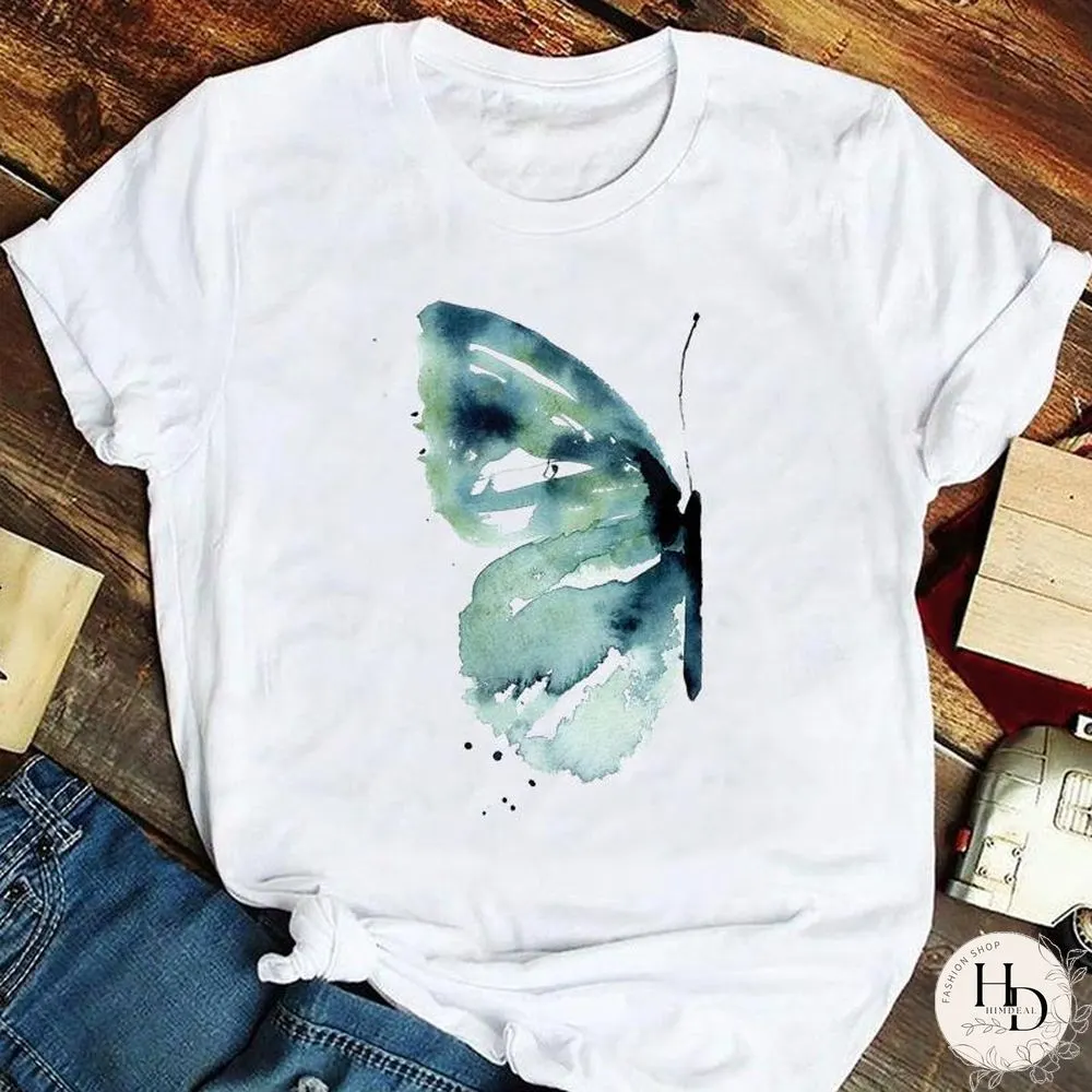Tee Fashion Women Ladies Tshirt Top Lady Print Female Clothes Animal Trend Spring Summer
