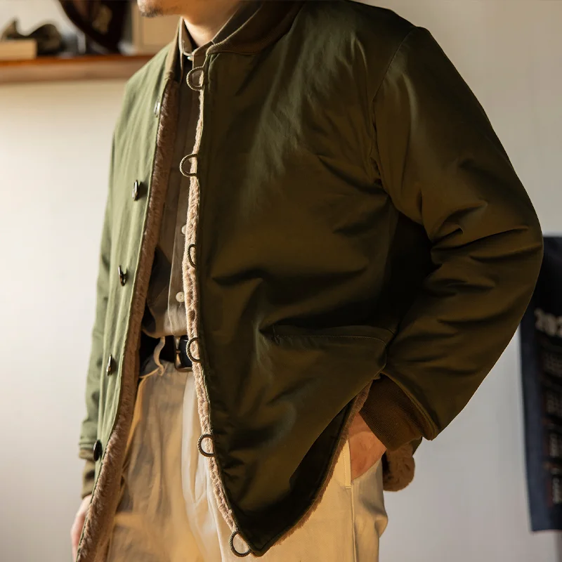 Vintage M43 Lined Wool Baseball Jacket