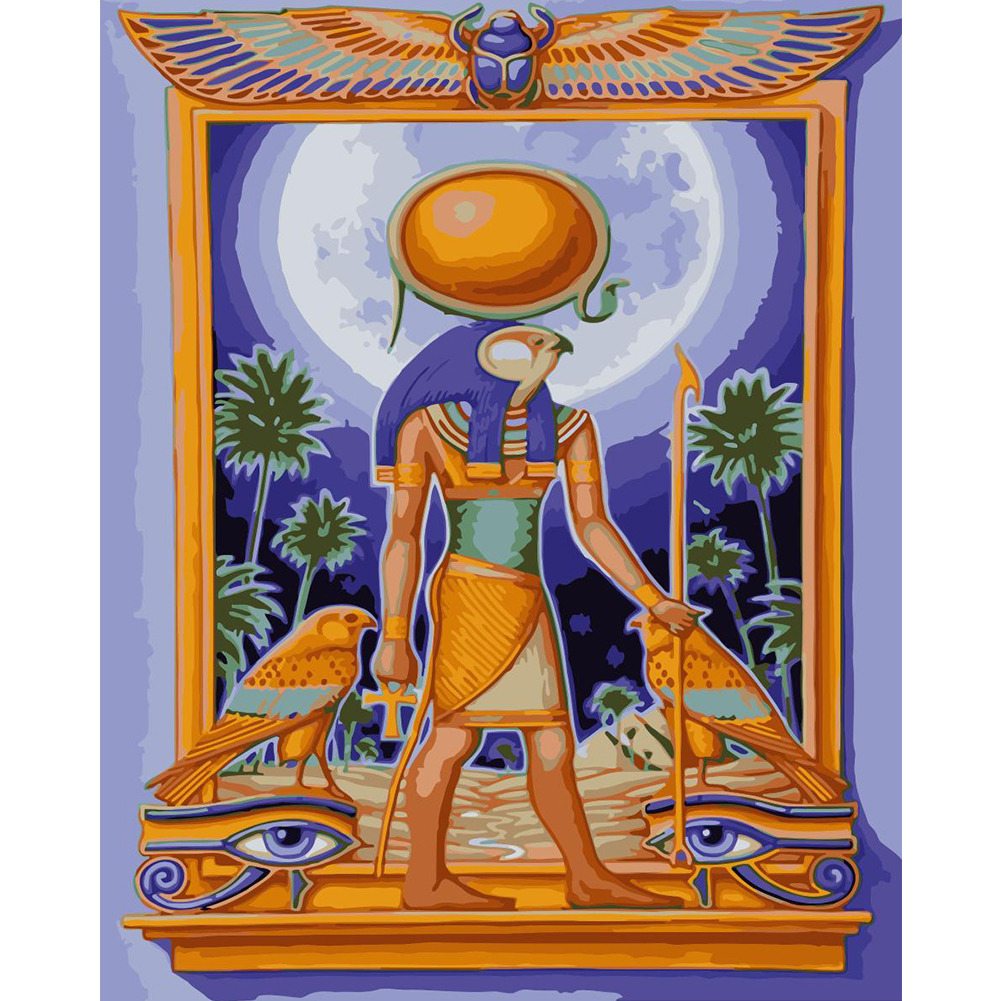 

Egyptian Pharaohs - 11CT Stamped Cross Stitch - 36*46CM, 501 Original