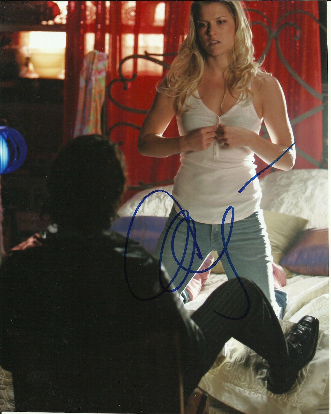 ALI LARTER SIGNED SEXY HEROES Photo Poster painting UACC REG 242 FILM AUTOGRAPHS (3)