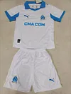 Joyfball 2025/2026 Kids Size Olympique de Marseille Home Football Shirt 1:1 Thai Quality