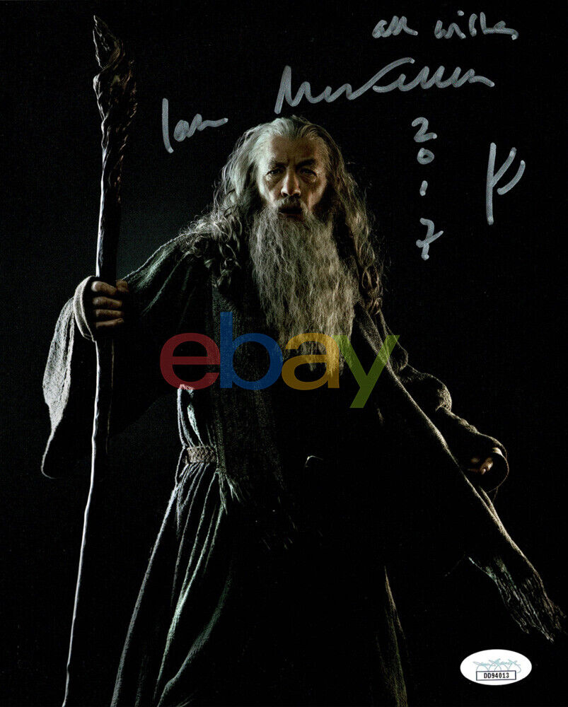 Ian McKellen signed autographed 8x10 Photo Poster painting! Gandalf! Lord of the Rings! reprint