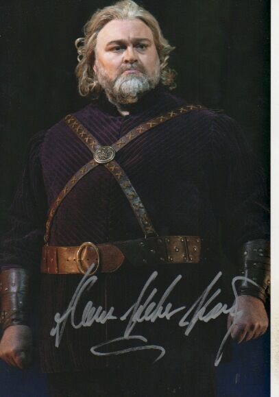 Hans-Peter K?nig Opera signed 8x12 inch Photo Poster painting autograph