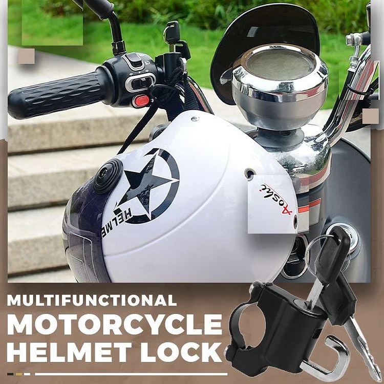 Multifunktionales Motorrad Helmschloss