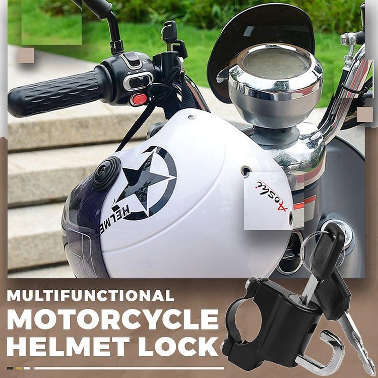 Multifunktionales Motorrad Helmschloss