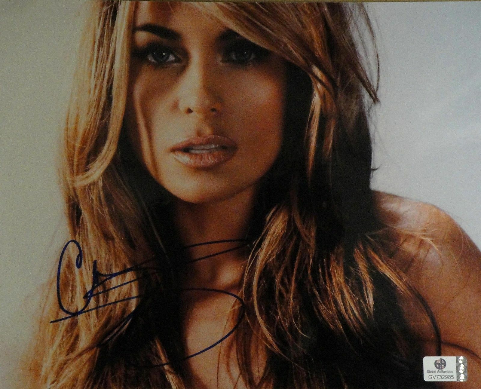 Carmen Electra Hand Signed Autographed 8x10 Photo Poster painting Gorgeous Eyes Mouth GA 732985