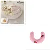 2 In 1 Dog And Cat Bed Pet Winter Bed Round Plush Warm Bed House Soft Long Plush Pets Bed Pet Products