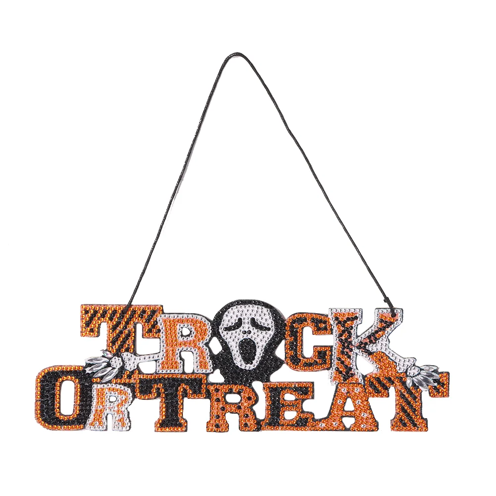 DIY Diamond Crystal Halloween Pendant Hanging