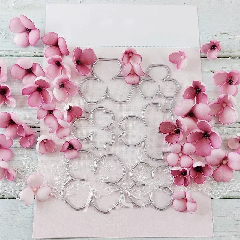 Piggy Craft metal cutting dies cut die mold Various flower series Scrapbook paper craft knife mould blade punch stencils dies