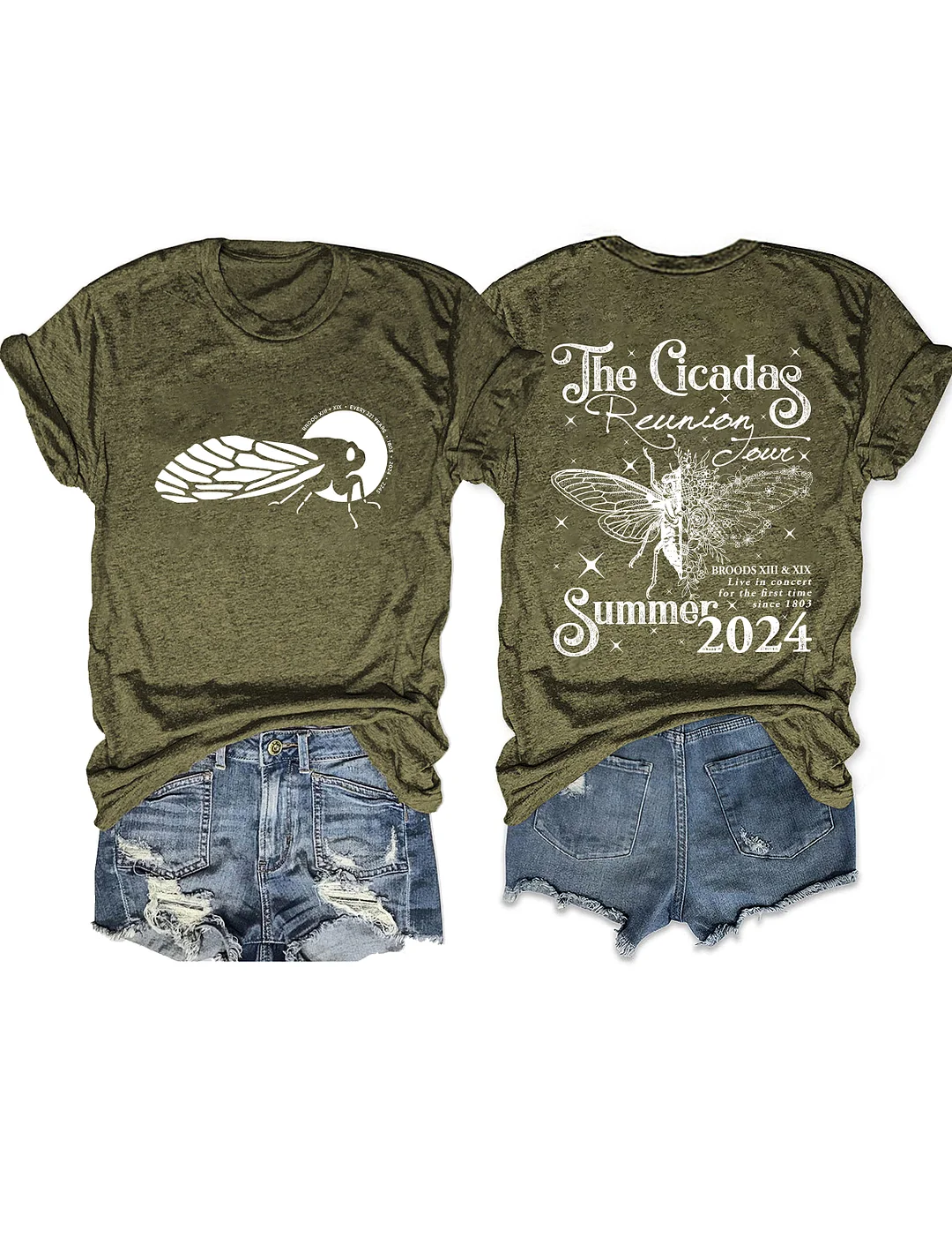 The Cicadas Reunion Summer Tour T-shirt