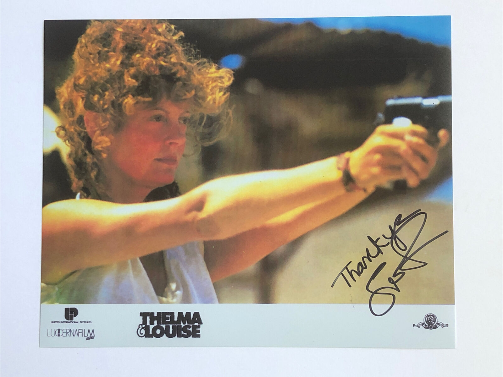 Susan Sarandon Autographed 8x10 Photo Poster painting Thelma and Louise Rocky Horror