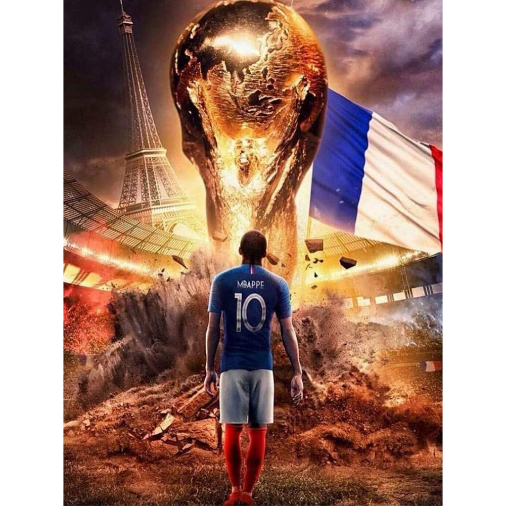 

Football Mbappe - Square Drill Diamond Painting - 30*40CM, 501 Original