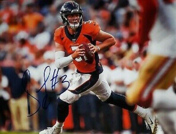 Drew Lock Autographed Signed 8x10 Photo Poster painting ( Broncos ) REPRINT