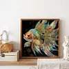 carpe koi - peinture diamant de forme sp&eacute;ciale - 30*30cm