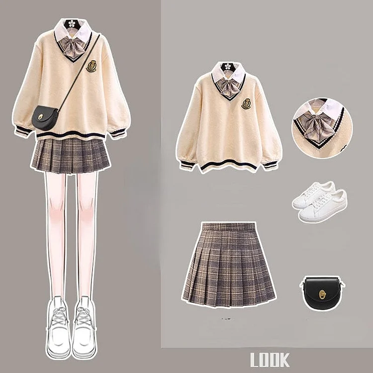 Annie Kawaii JK School Uniform Set ON299