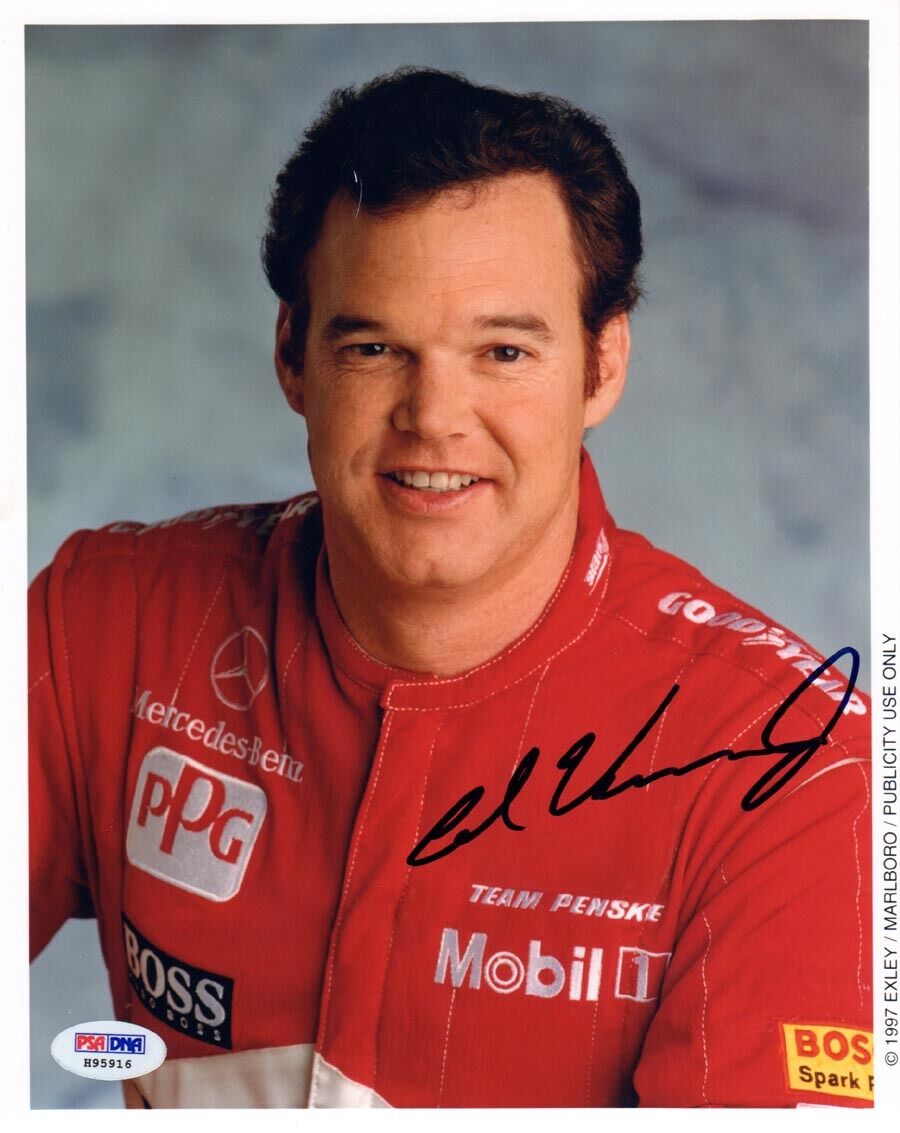 Al Unser Jr. SIGNED 8x10 Photo Poster painting Formula 1 Indianapolis 500 PSA/DNA AUTOGRAPHED