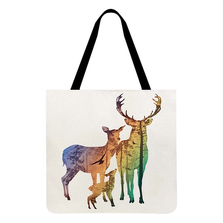 【ONLY 2pcs Left】Deer - Linen Tote Bag