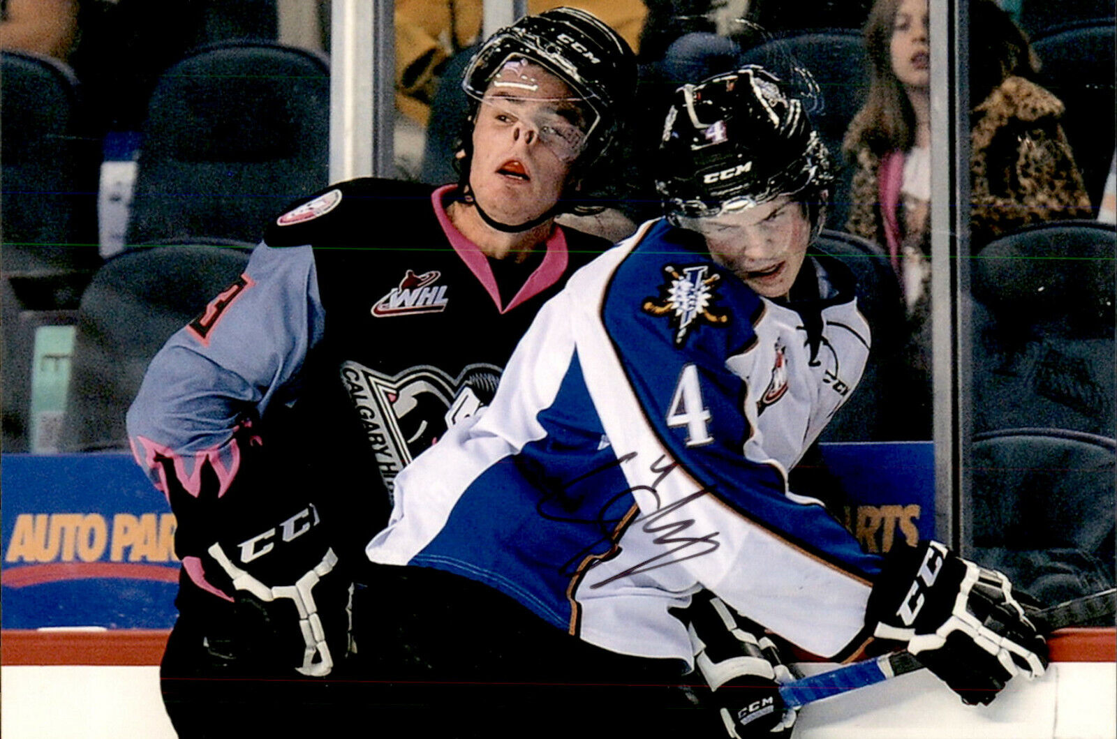 Cale Fleury SIGNED 4x6 Photo Poster painting KOOTENAY ICE / SEATTLE KRAKEN #2