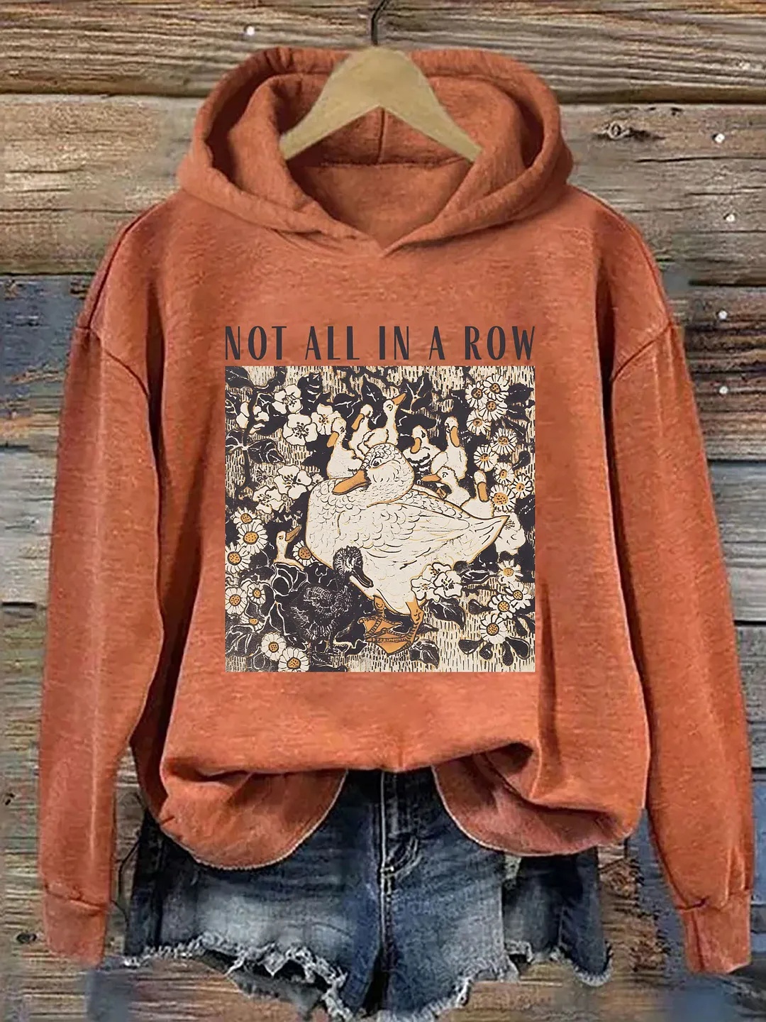 Ducks Not In A Row Hoodie
