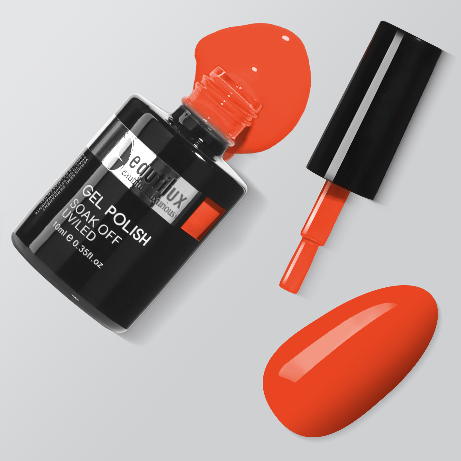 HEMA& TPO Free Nail Gel Polish Color 10ml Winter Collection-Amber