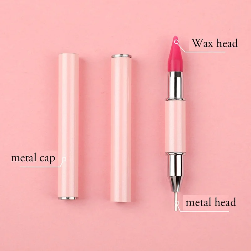 Dual Heads Gem Picking Point Drill Pen Diamond Painting Wax Pen