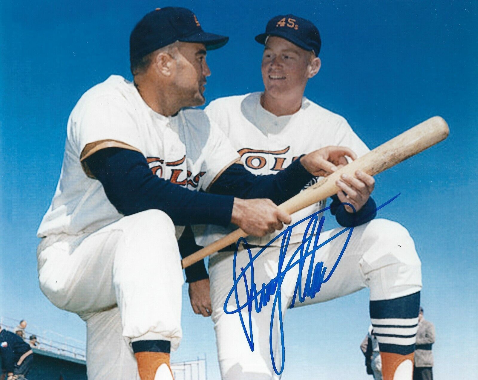 Autographed Rusty Staub Houston Colt 45's 8x10 Photo Poster painting - COA