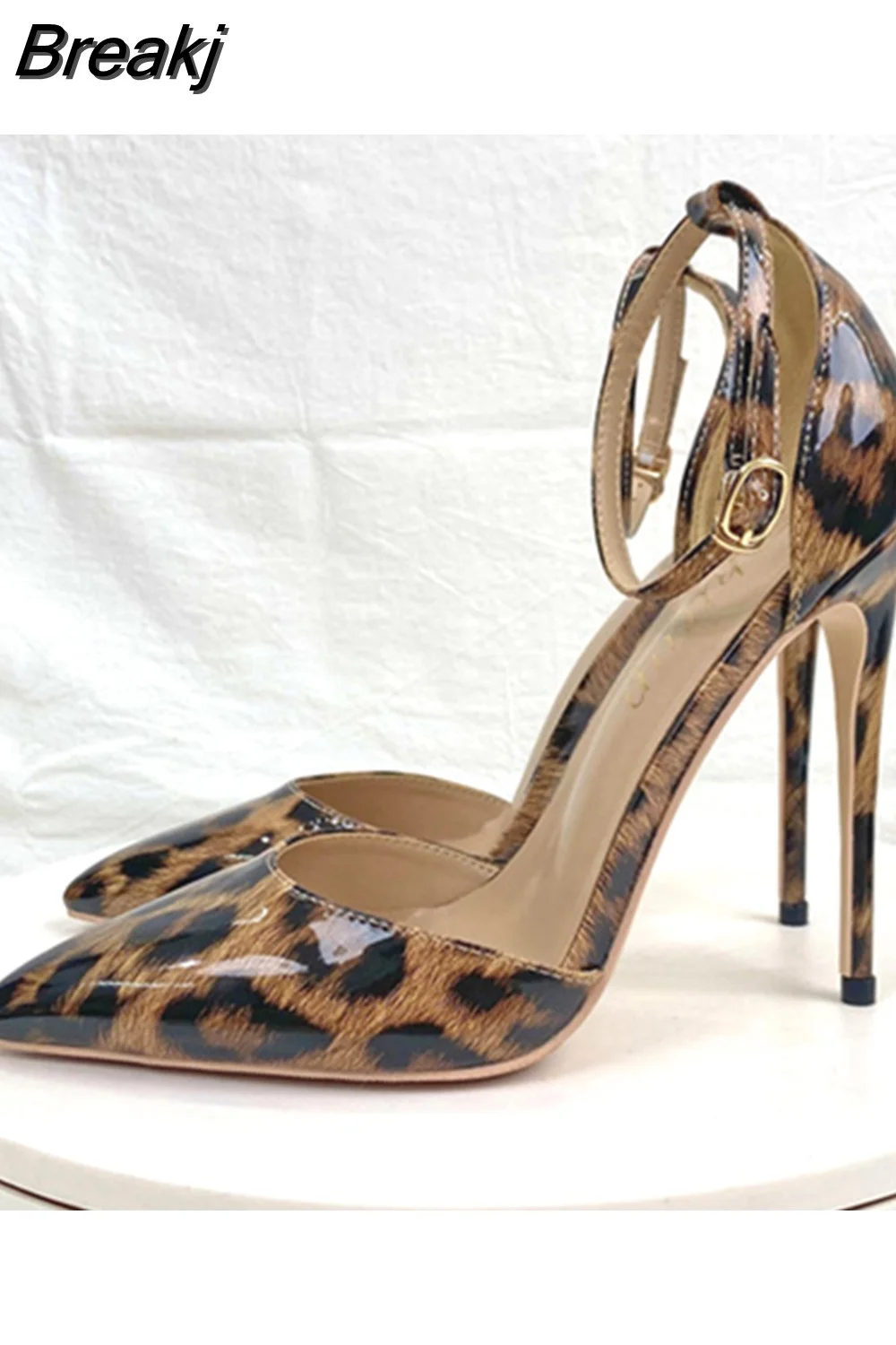 Breakj Print Sexy Women Pumps Shoes Women High Heels Pointed Toe Wedding Shoes 12cm Chaussure Femme QP023 ROVICIYA