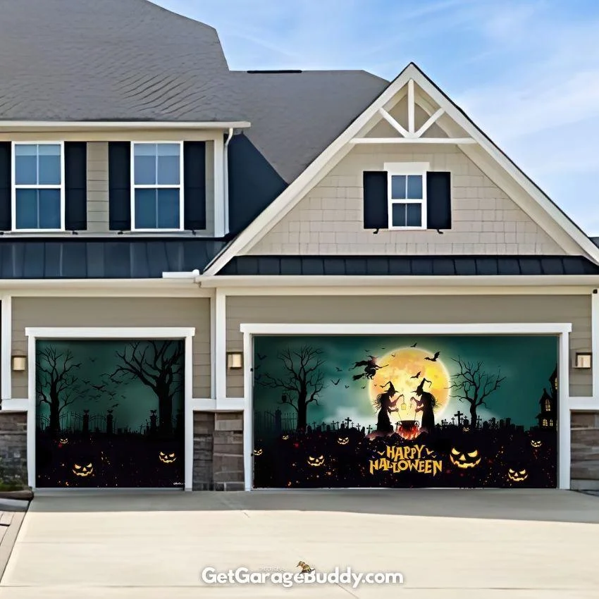 GarageBuddy Halloween Garage Door Covers