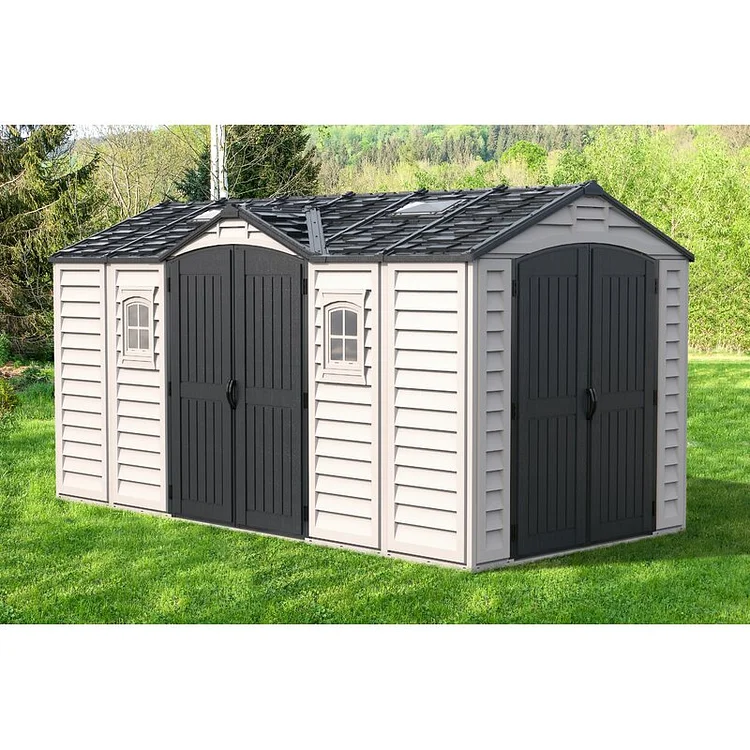 Apex Pro 15 ft. W x 8 ft. D Plastic Storage Shed